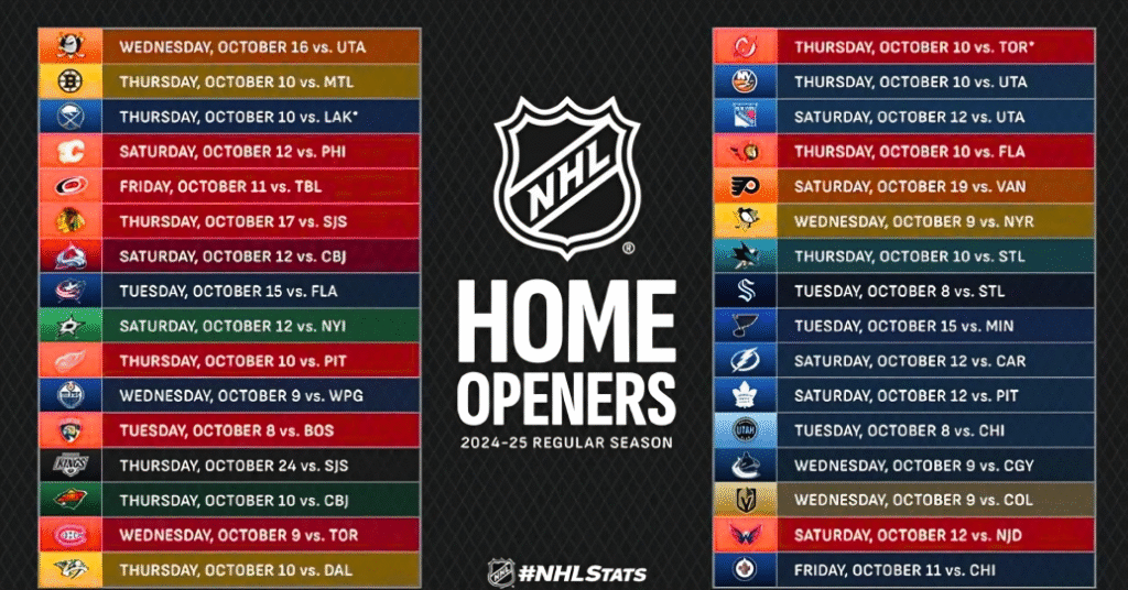NHL Schedule