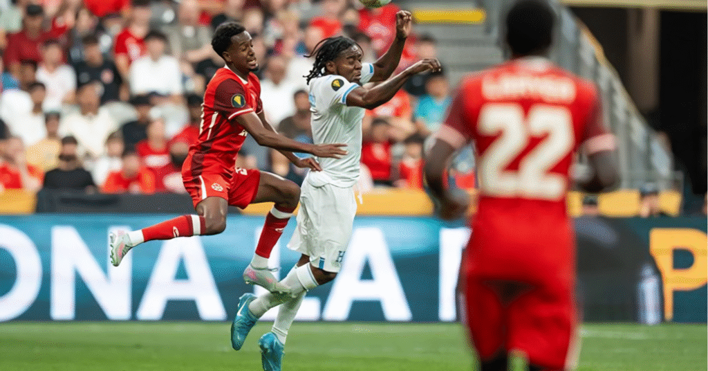 Canada vs Honduras 2025 Buchanan brace