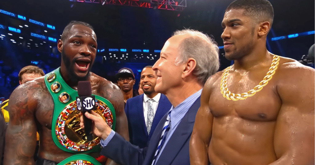 Anthony Joshua Deontay Wilder fight