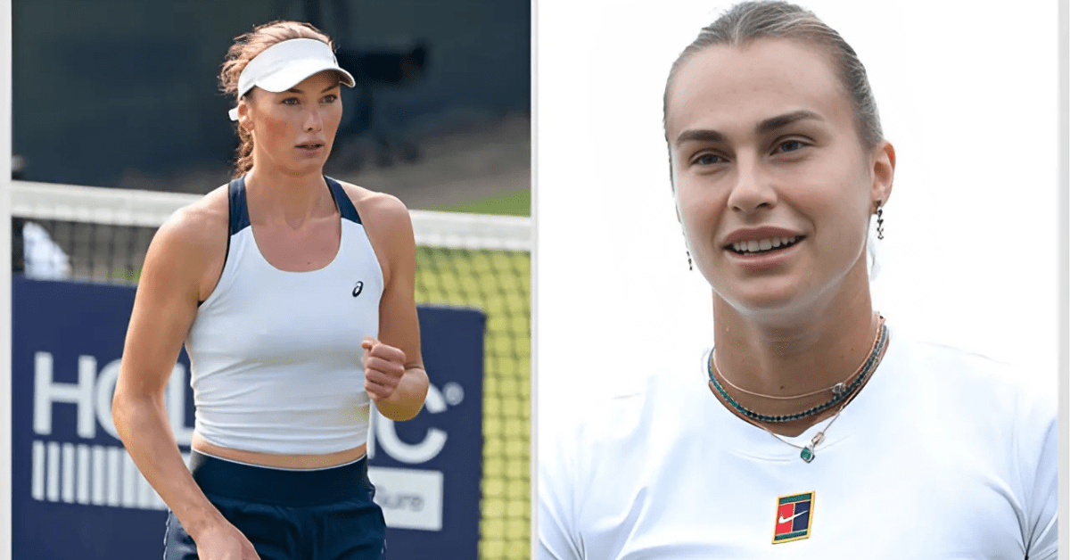 Carson Branstine Aryna Sabalenka Wimbledon