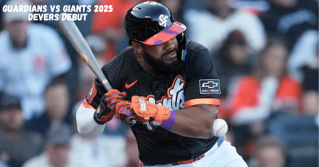 Guardians vs Giants 2025 Devers debut