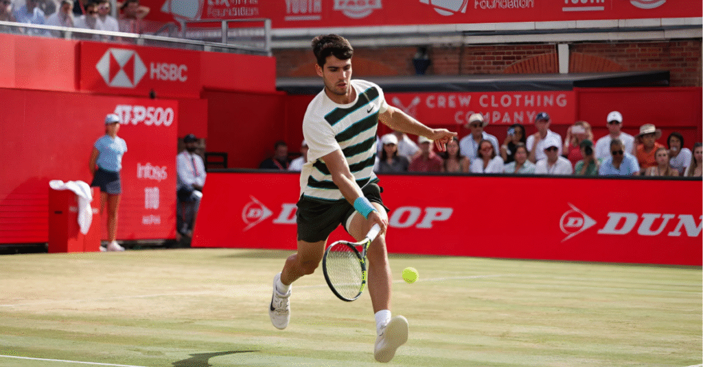 Queens tennis Alcaraz Lehecka final