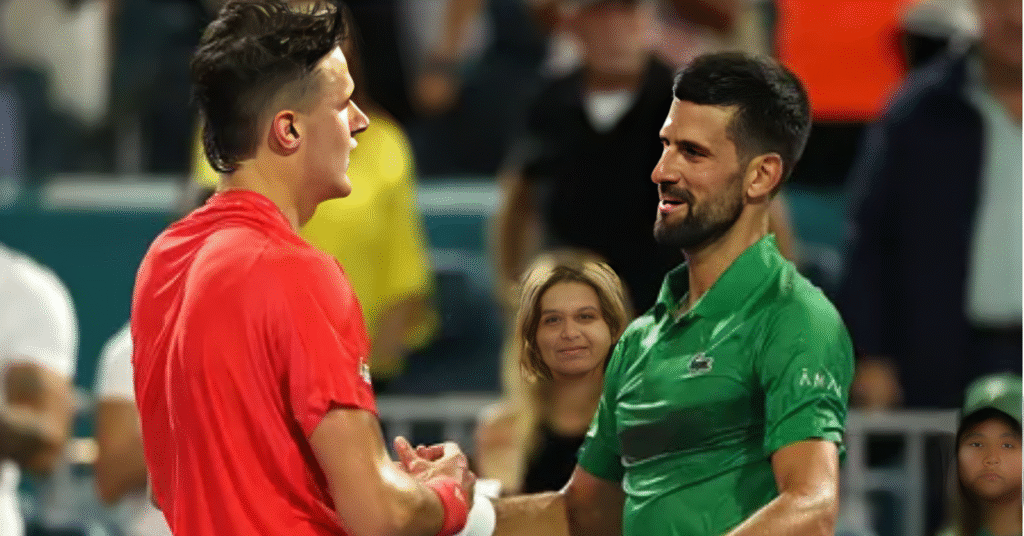 Novak Djokovic vs Jakub Mensik