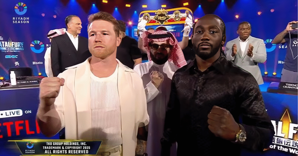 Canelo vs Crawford Riyadh press conference