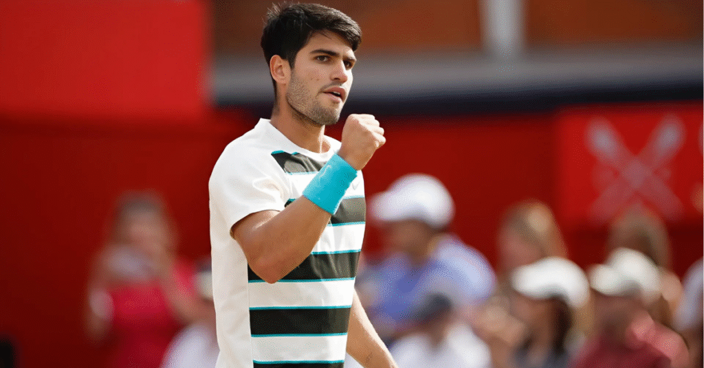 Queens tennis Alcaraz Lehecka final