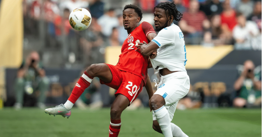 Canada vs Honduras 2025 Buchanan brace