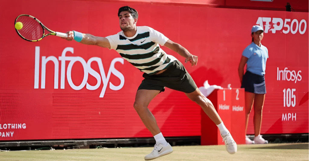 Queens tennis Alcaraz Lehecka final
