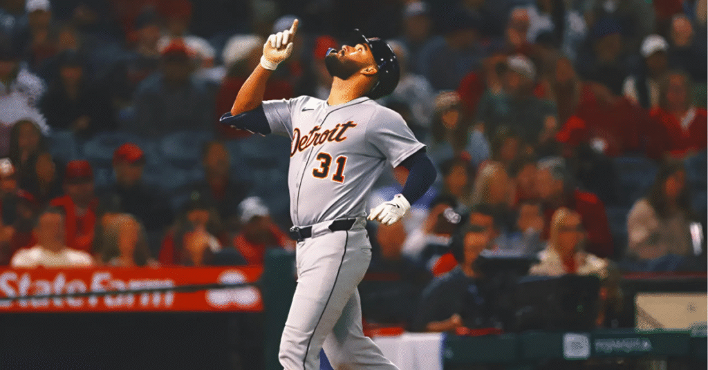 Athletics vs Tigers Riley Greene