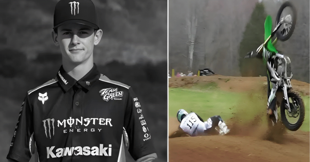 Aiden Zingg crash Mammoth Motocross