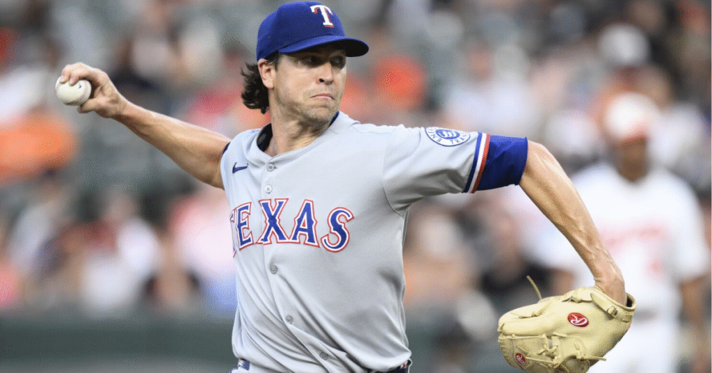 deGrom no-hit bid Rangers