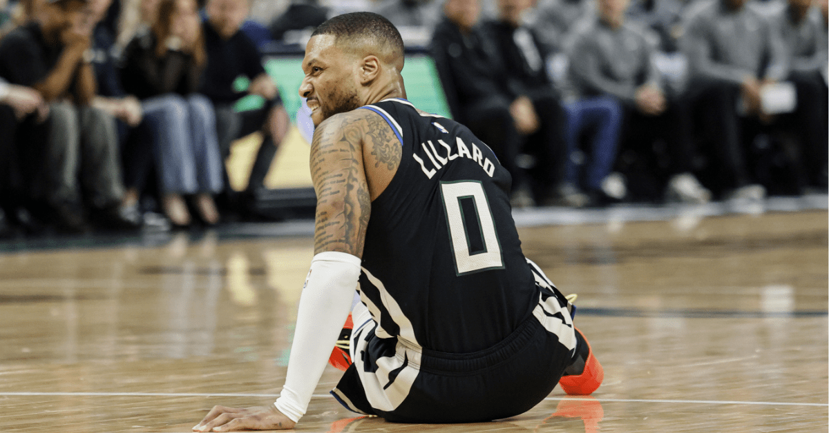 Damian Lillard waived Bucks Achilles
