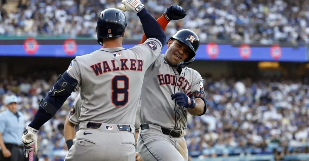 Astros Dodgers performance review