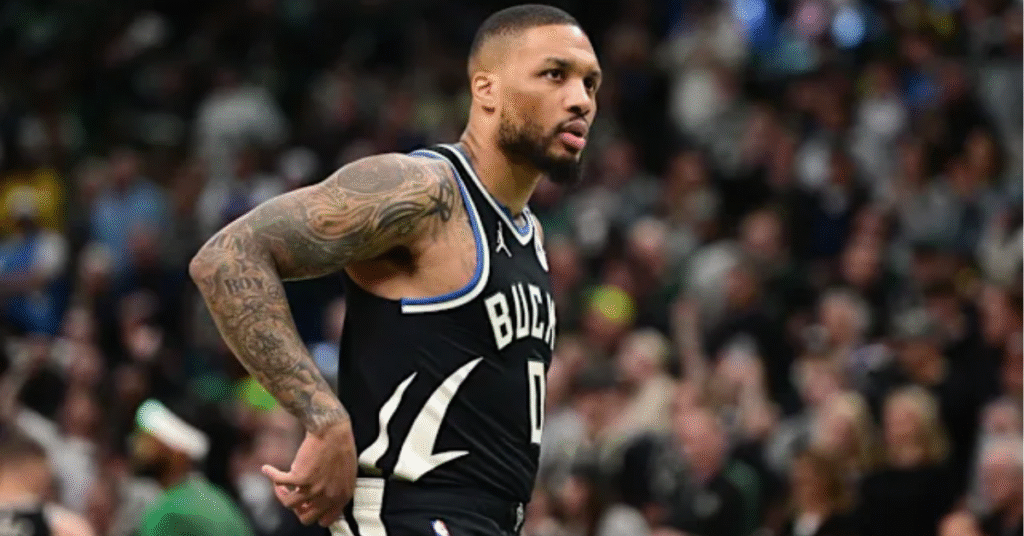 Damian Lillard waived Bucks Achilles