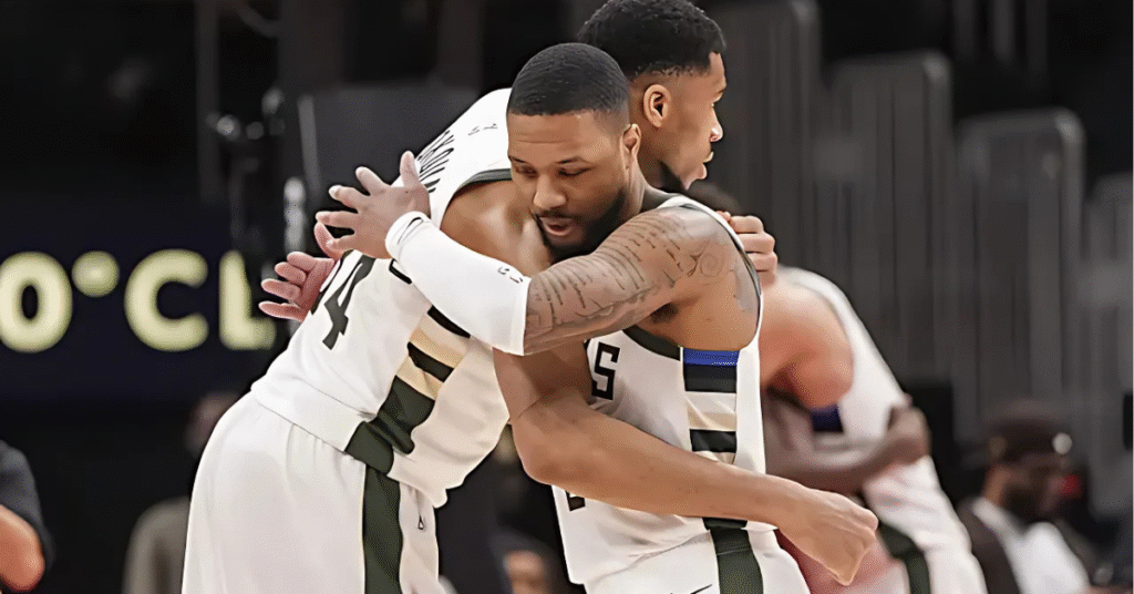 Giannis unhappy Lillard cut