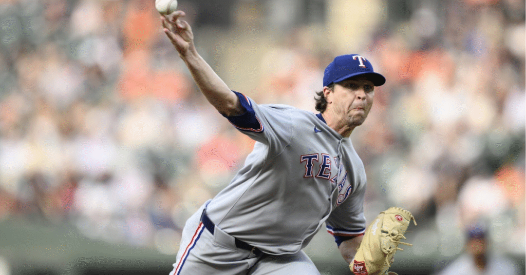 deGrom no-hit bid Rangers