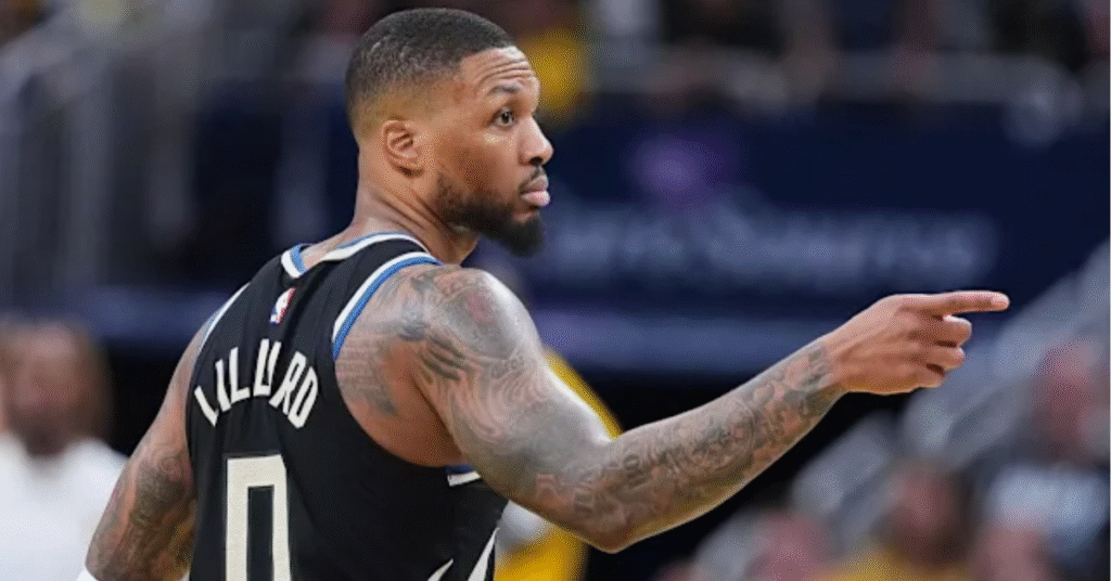 Damian Lillard waived Bucks Achilles
