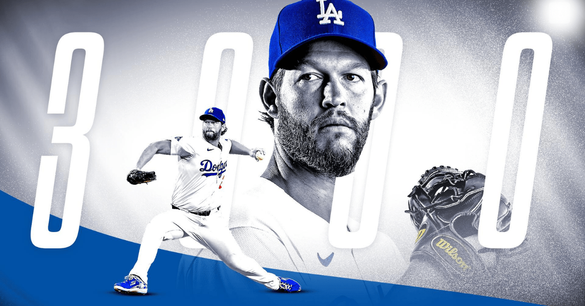Kershaw 3000 strikeouts milestone