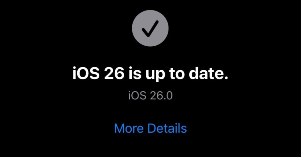 iOS 26 Rollout Today